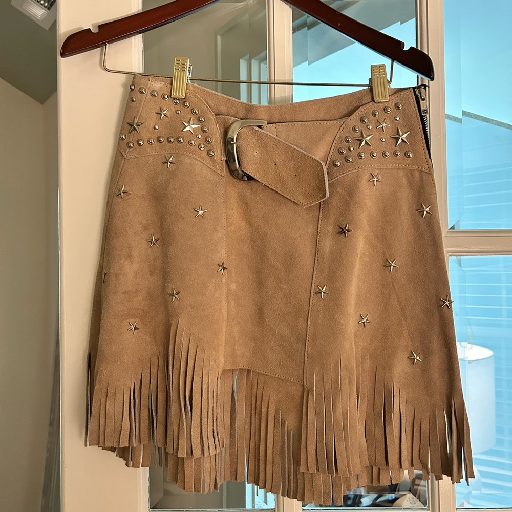 Mini SuedeCowgirl Skirt.